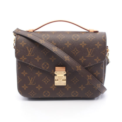 ポシェット メティス MM モノグラム ハンドバッグ PVC レザー ブラウン 2WAY ルイヴィトン バッグ LOUIS VUITTON