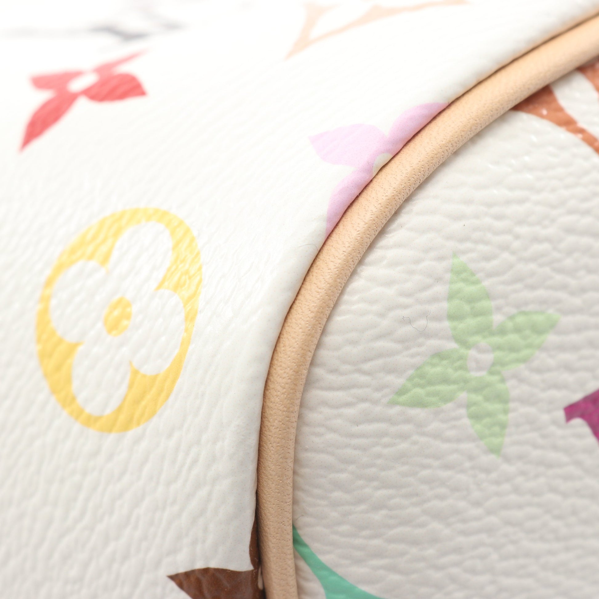LV × TM ネヴァーフルMM モノグラムマルチカラー ショルダーバッグ トートバッグ PVC レザー ホワイト ルイヴィトン バッグ LOUIS VUITTON