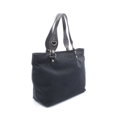 アイコンビット グッチシマ ショルダーバッグ トートバッグ キャンバス ブラック グッチ バッグ GUCCI