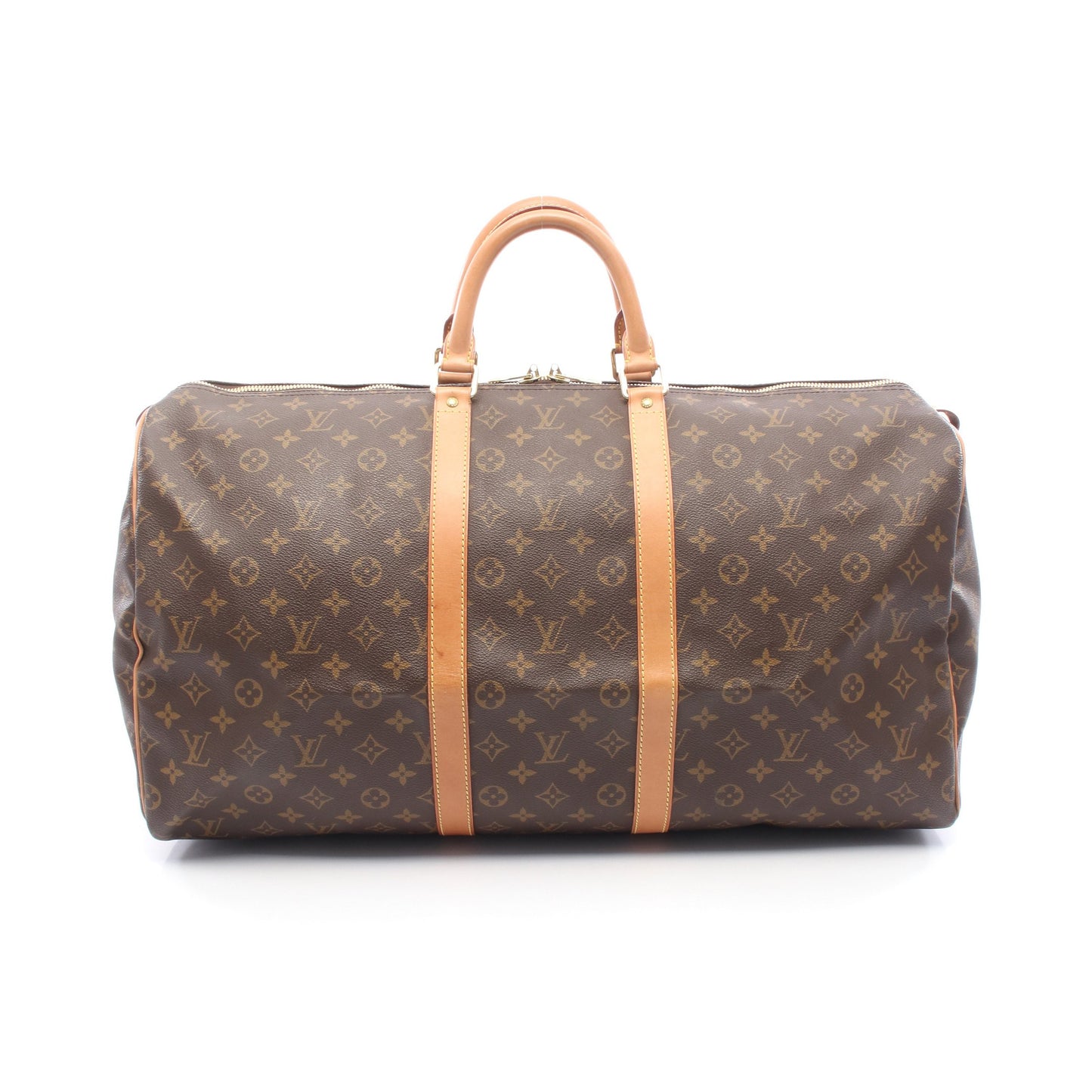 キーポル55 モノグラム ボストンバッグ PVC レザー ブラウン ルイヴィトン バッグ LOUIS VUITTON