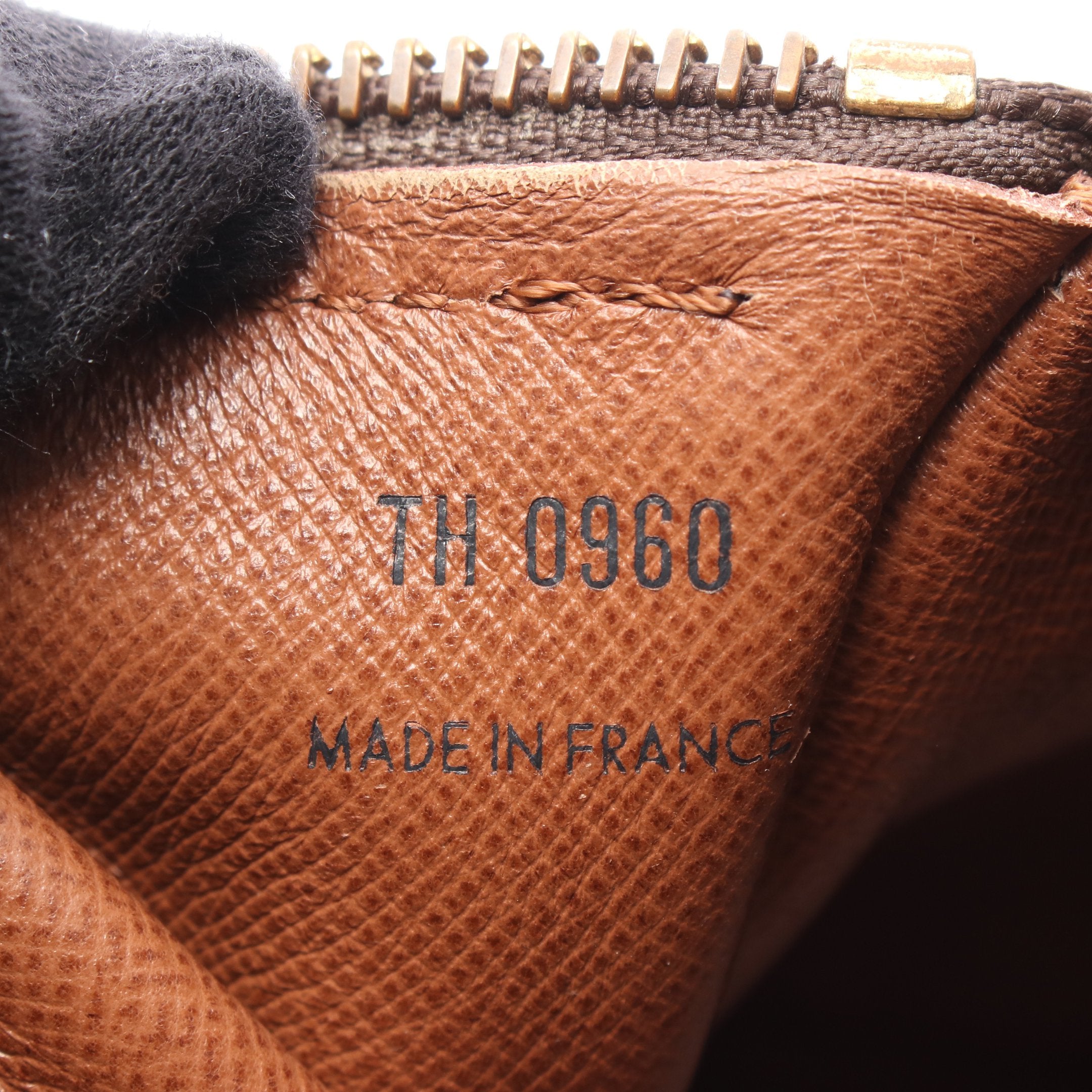 パピヨン30 モノグラム 旧型 ハンドバッグ PVC レザー ブラウン ルイ