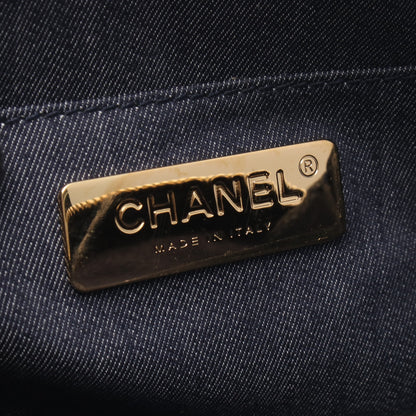 ココマーク チェーンショルダーバッグ レザー ブラック ゴールド金具 シャネル バッグ CHANEL