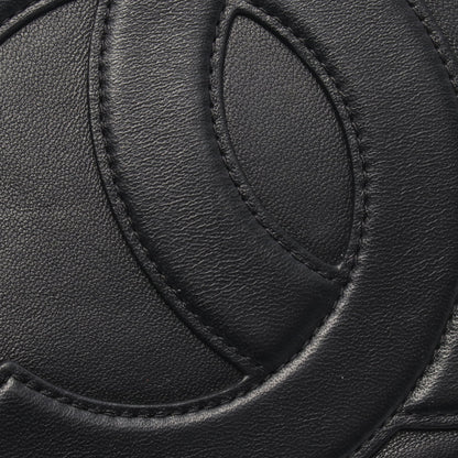 ココマーク チェーンショルダーバッグ レザー ブラック ゴールド金具 シャネル バッグ CHANEL