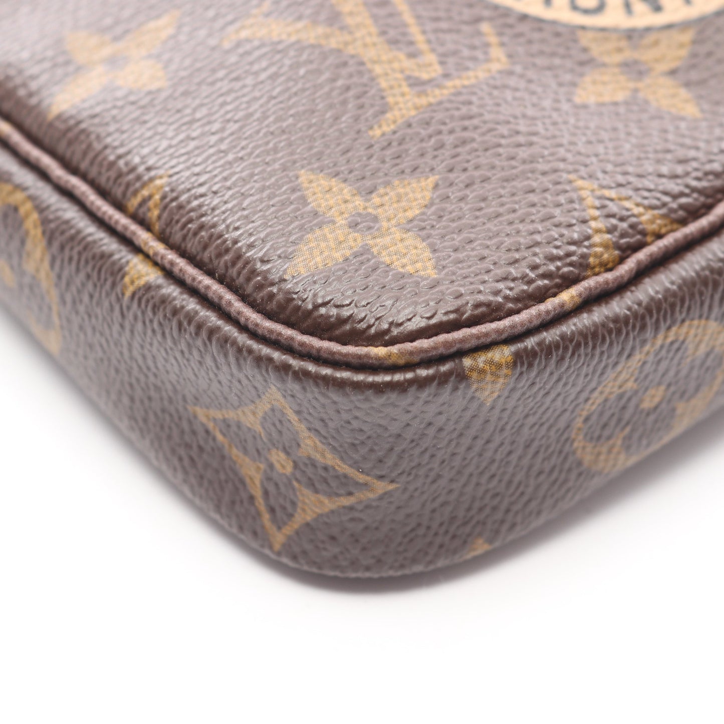 ミニポシェット アクセソワール モノグラム T&B チェーンハンドバッグ PVC レザー ブラウン ルイヴィトン バッグ LOUIS VUITTON