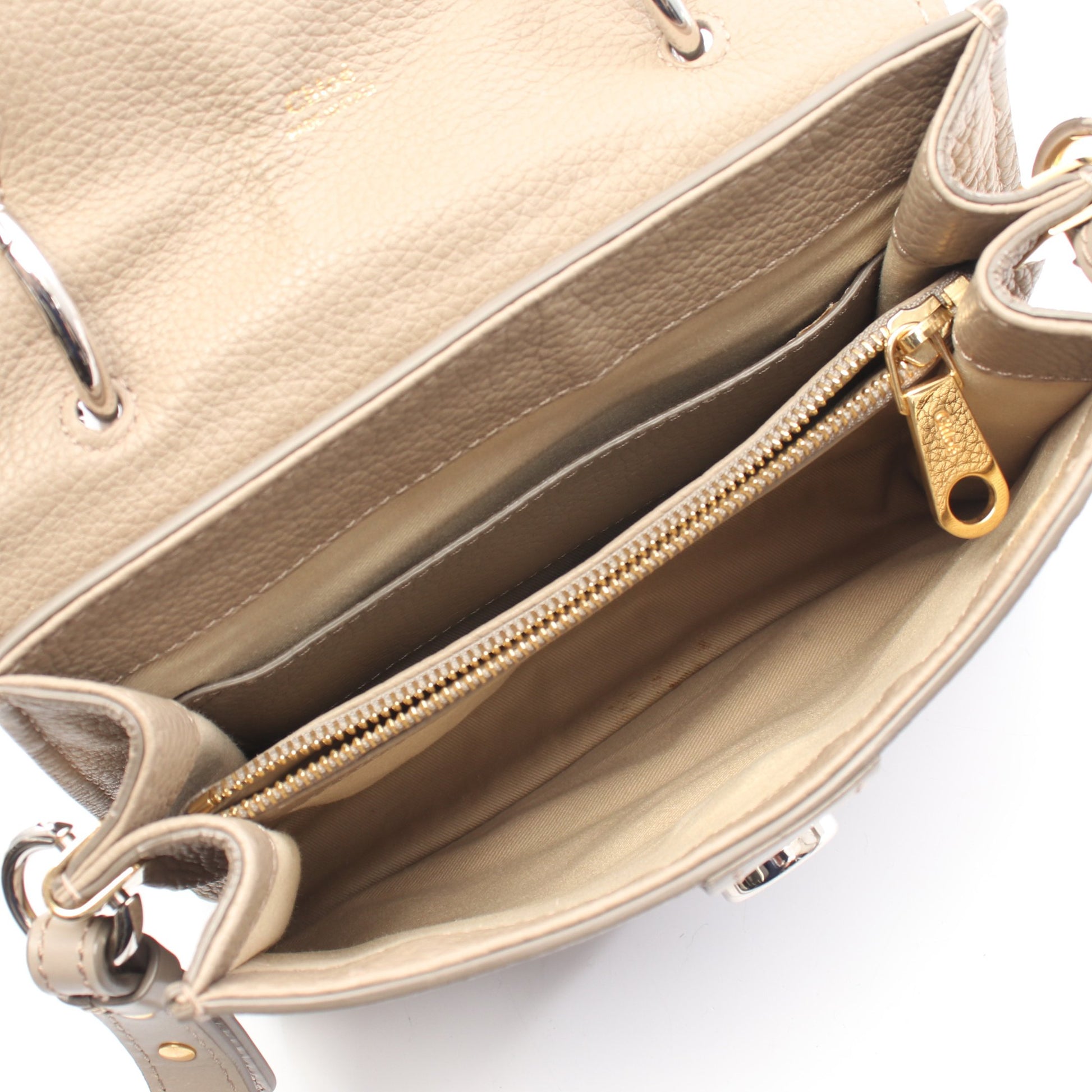 アビー ハンドバッグ レザー グレーベージュ 2WAY クロエ バッグ Chloe