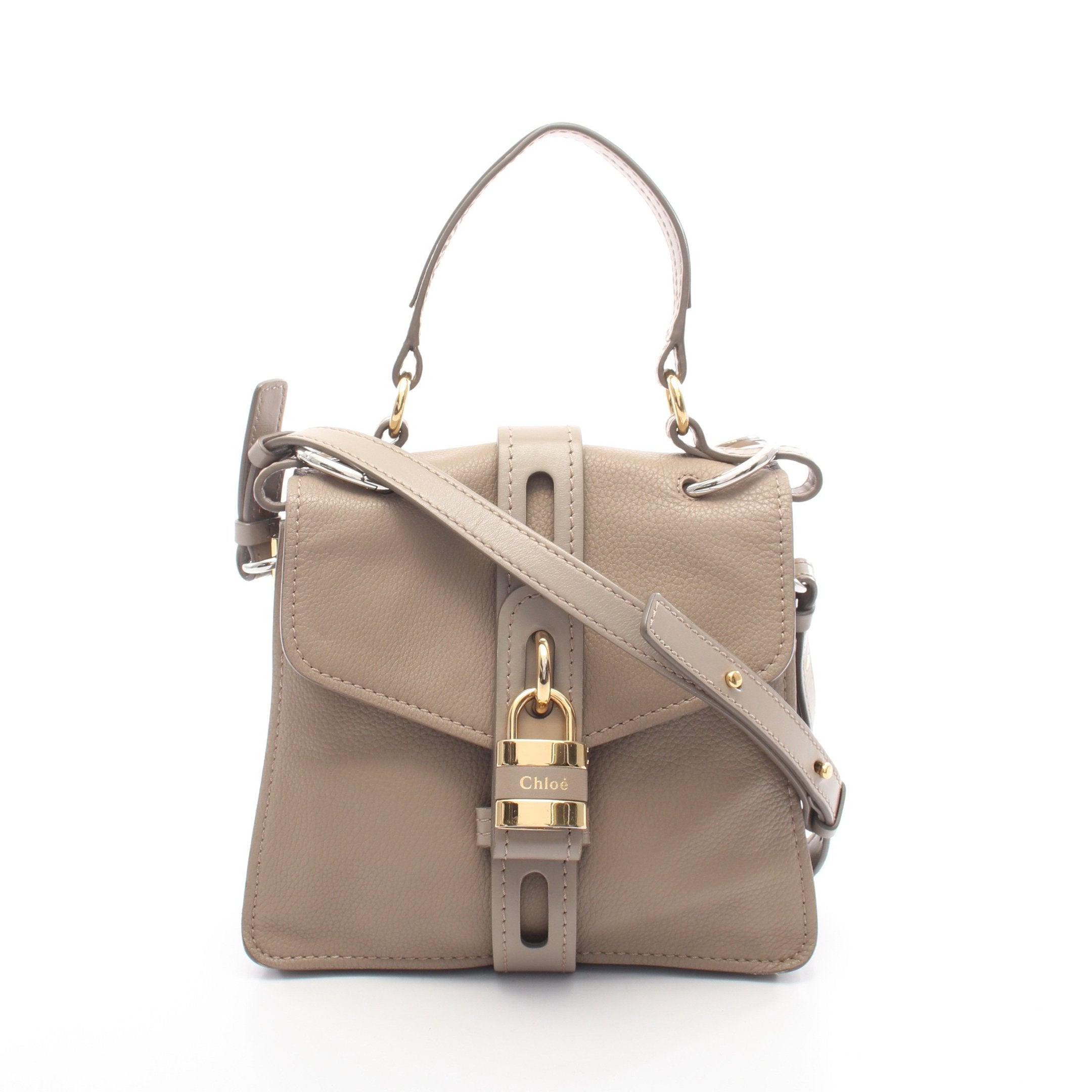 さらに値下げ！Chloé ベージュ レザー ハンドバッグ Chloé ベージュ レザー ハンドバッグ-Cobra LTDx LS ドライバーレフティー