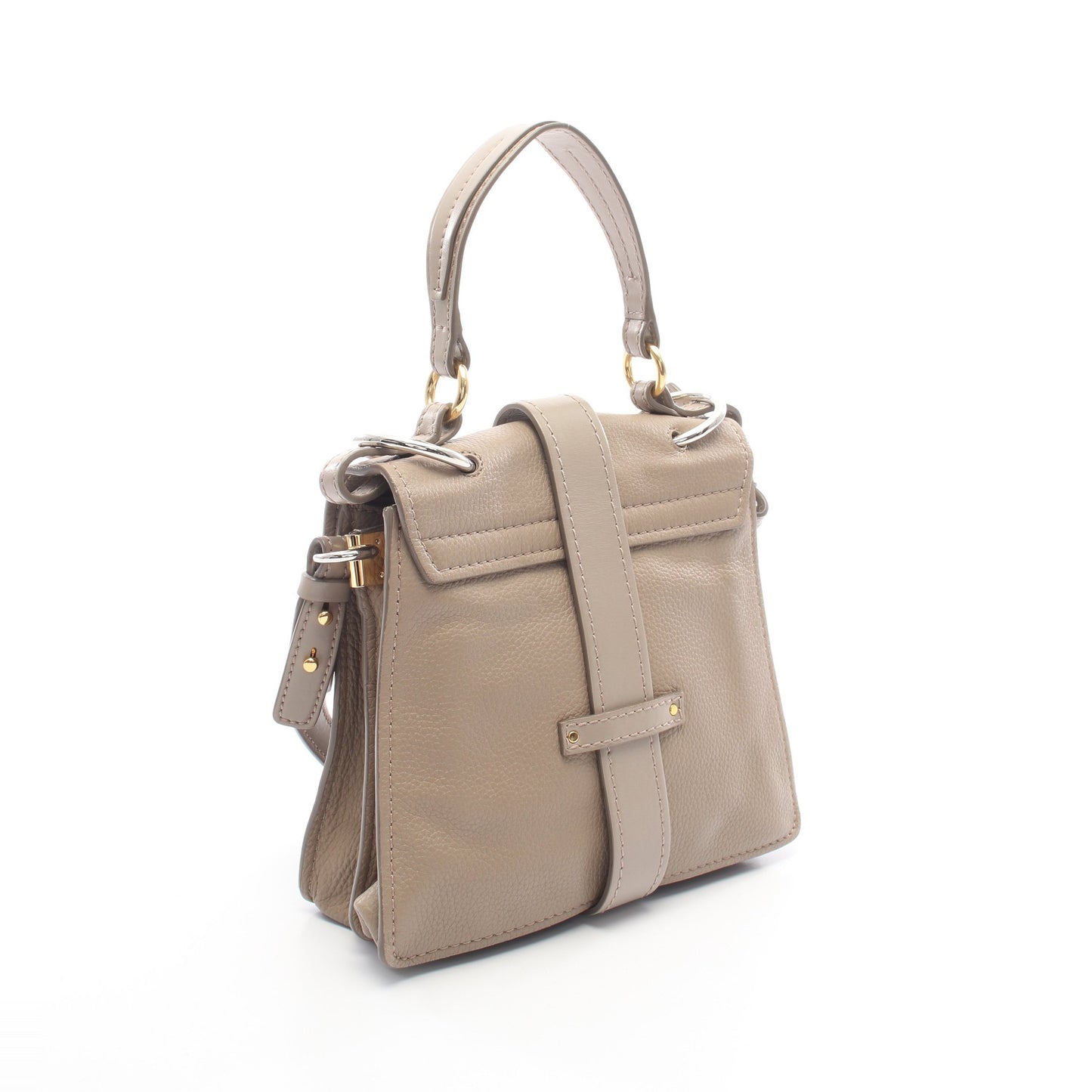 アビー ハンドバッグ レザー グレーベージュ 2WAY クロエ バッグ Chloe