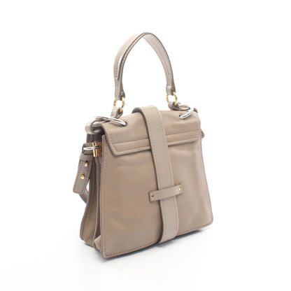 アビー ハンドバッグ レザー グレーベージュ 2WAY クロエ バッグ Chloe