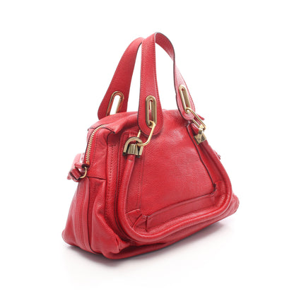 パラティ スモール ハンドバッグ レザー レッド 2WAY クロエ バッグ Chloe