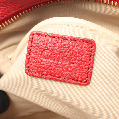 パラティ スモール ハンドバッグ レザー レッド 2WAY クロエ バッグ Chloe