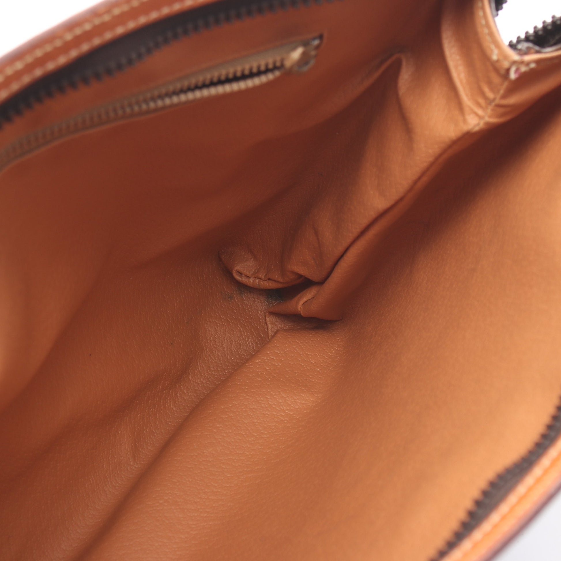 マカダム クラッチバッグ PVC レザー ブラウン ライトブラウン セリーヌ バッグ CELINE