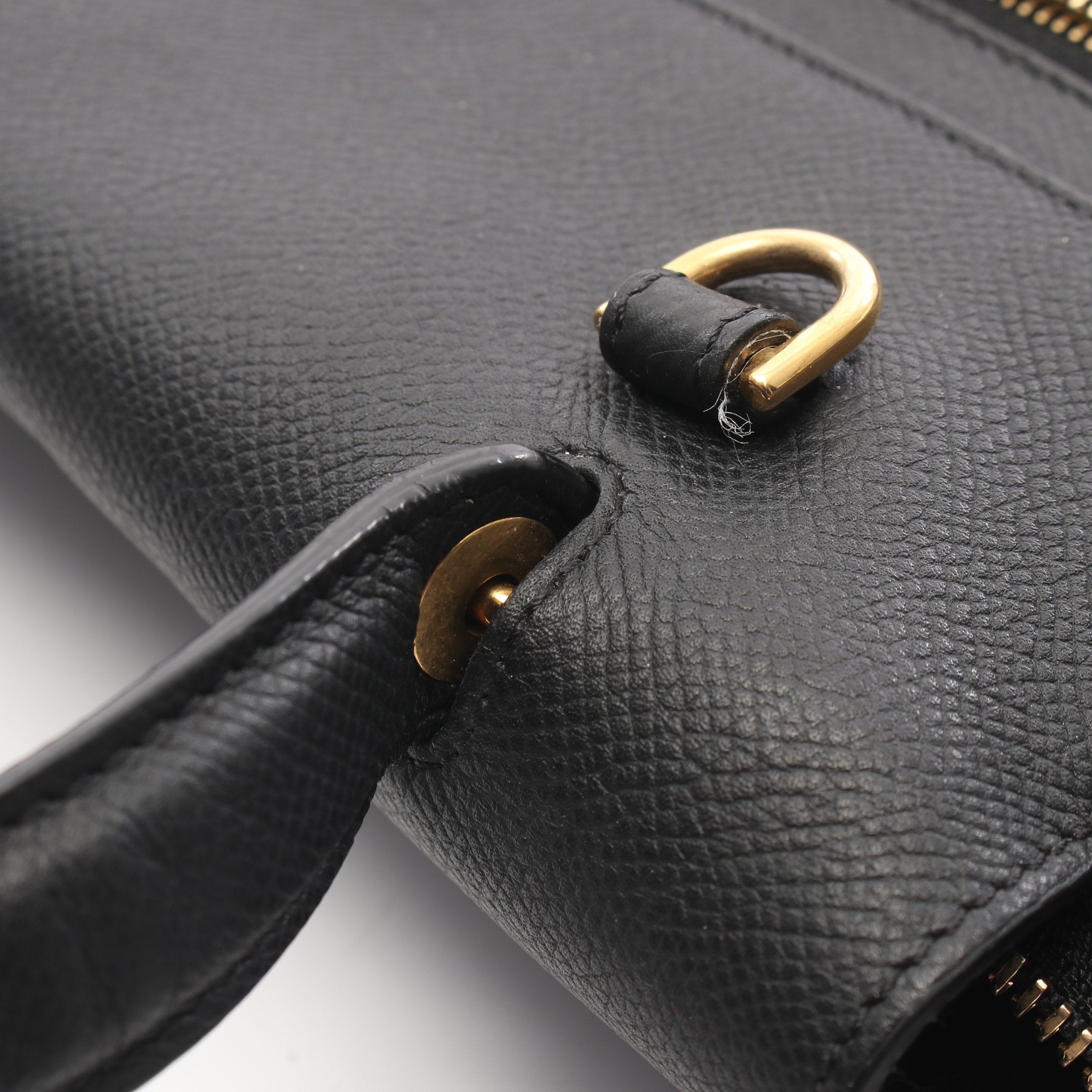 BELT BAG MINI ベルトバッグ ミニ ハンドバッグ レザー ブラック 2WAY