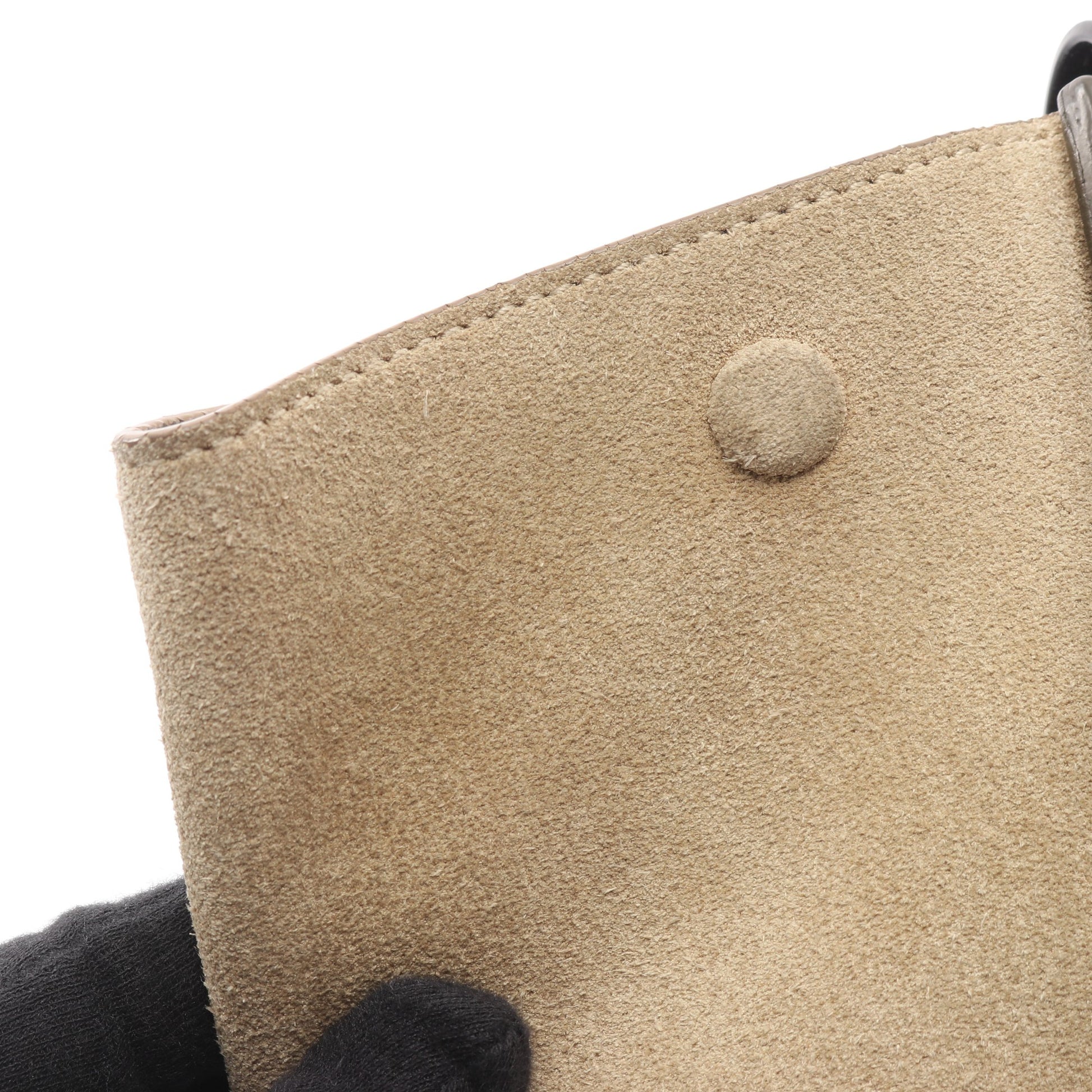 トラペーズ ミディアム ハンドバッグ レザー スエード グレーブラウン ブラック カーキブラウン 2WAY セリーヌ バッグ CELINE