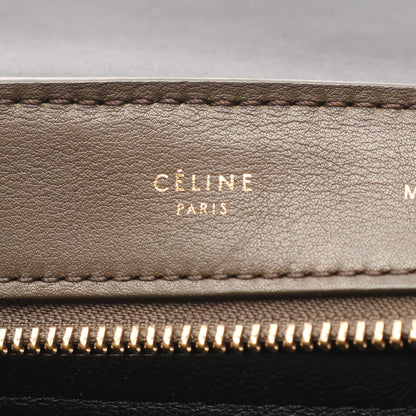 トラペーズ ミディアム ハンドバッグ レザー スエード グレーブラウン ブラック カーキブラウン 2WAY セリーヌ バッグ CELINE