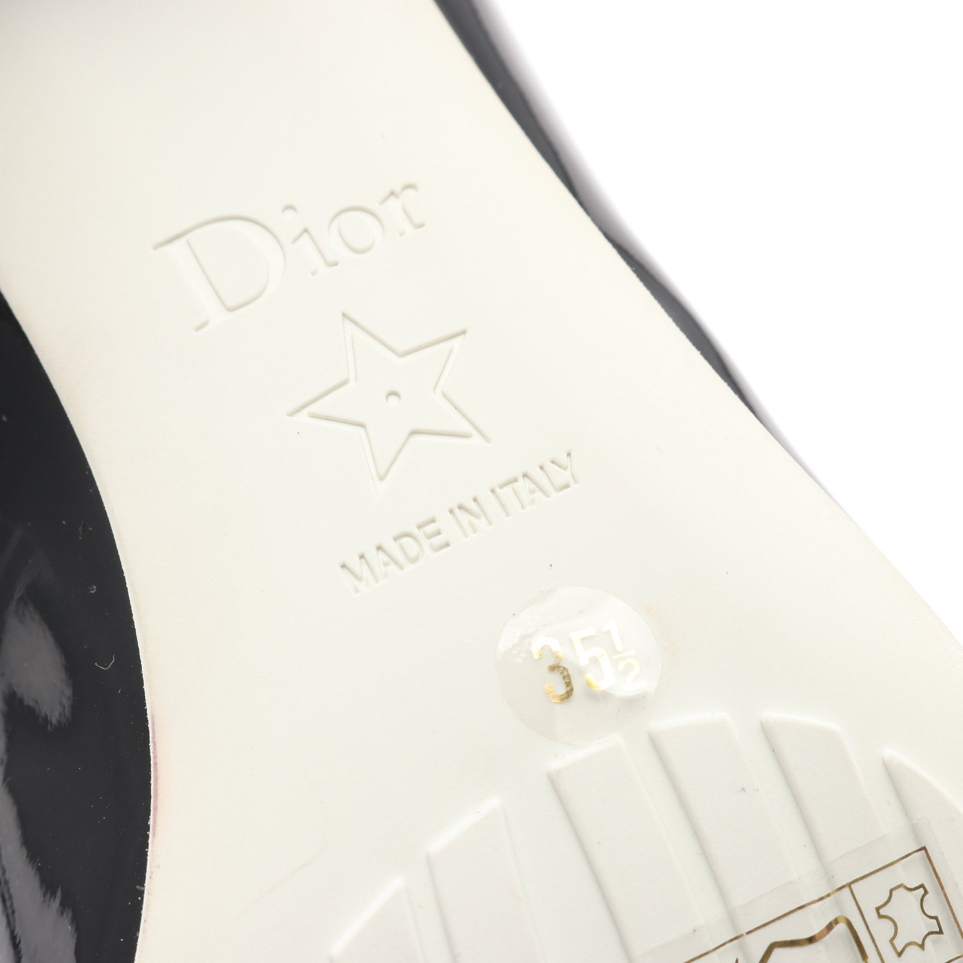 レースアップ ブーツ エナメルレザー ブラック クリスチャンディオール シューズ Christian Dior