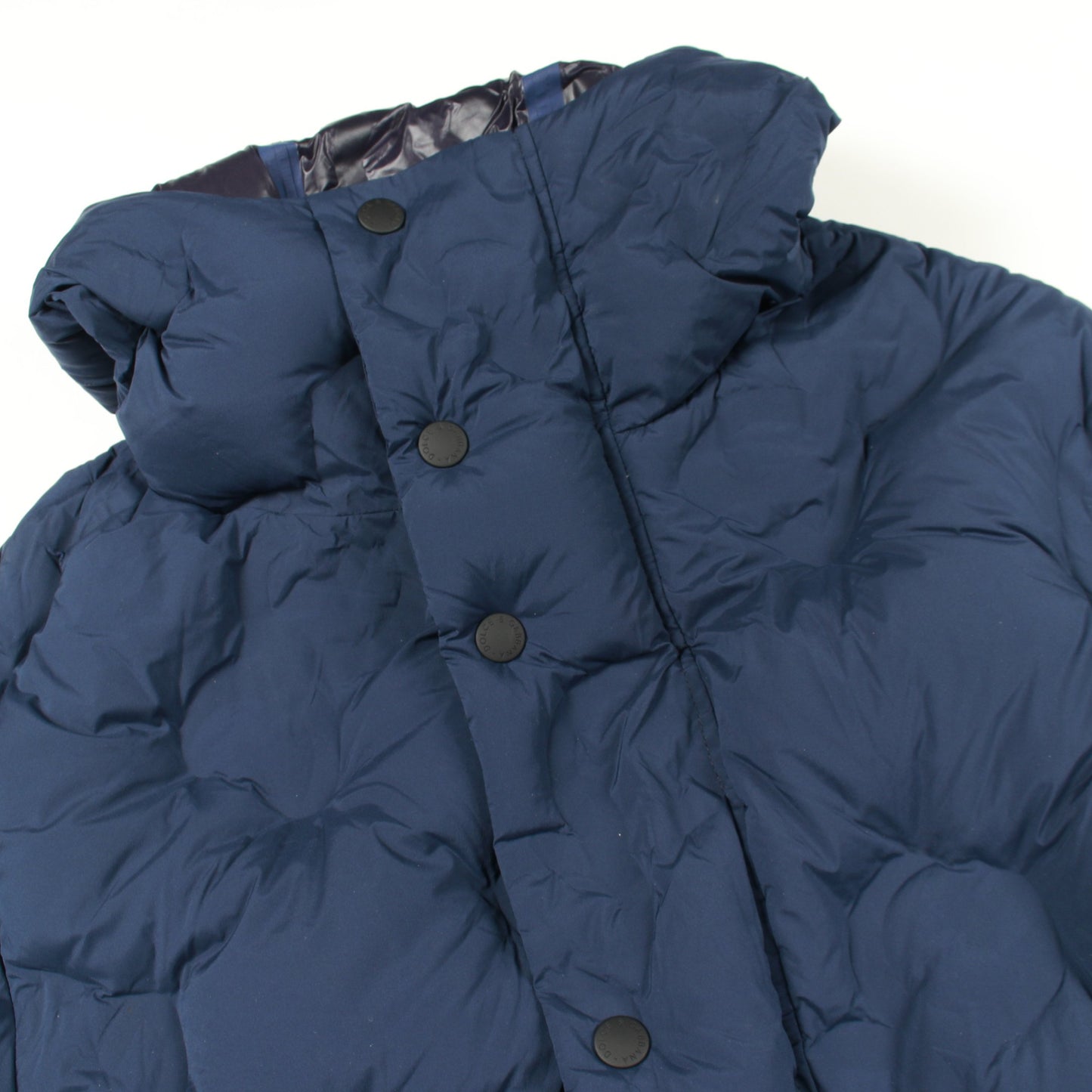 ダウンジャケット ナイロン ネイビー フード付き ドルチェアンドガッバーナ