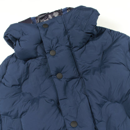 ダウンジャケット ナイロン ネイビー フード付き ドルチェアンドガッバーナ