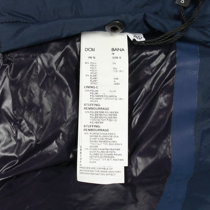 ダウンジャケット ナイロン ネイビー フード付き ドルチェアンドガッバーナ