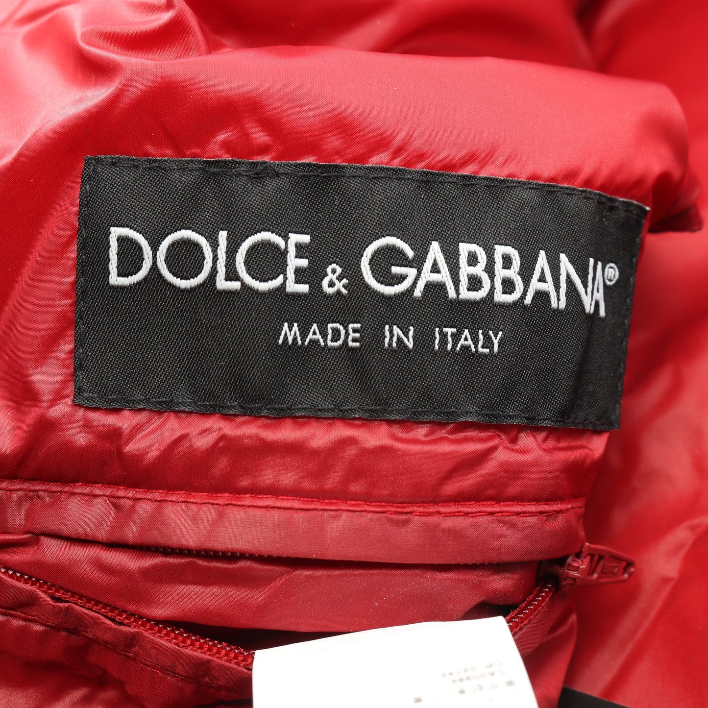 ダウンベスト チェック ブラック ボルドー ドルチェアンドガッバーナ アウター DOLCE&GABBANA