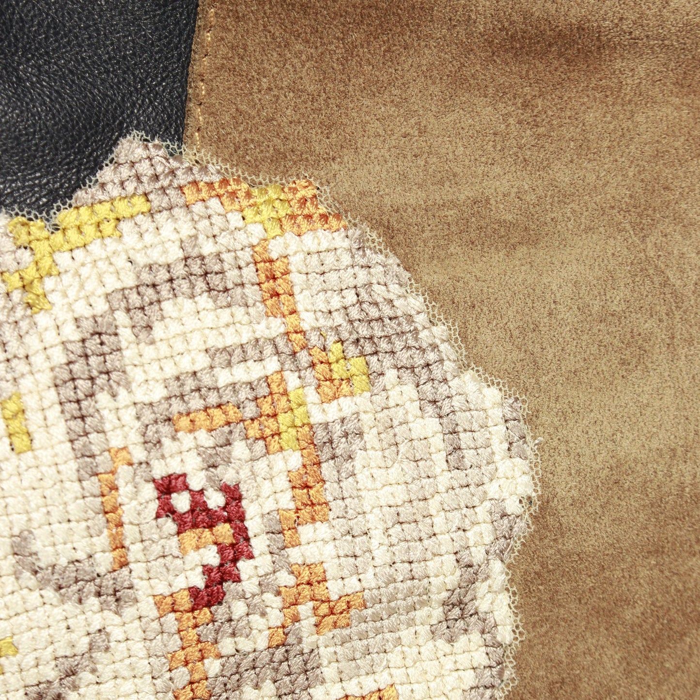 ジャケット 刺繍 レザー ダークネイビー マルチカラー フード付き ドルチェアンドガッバーナ アウター DOLCE&GABBANA