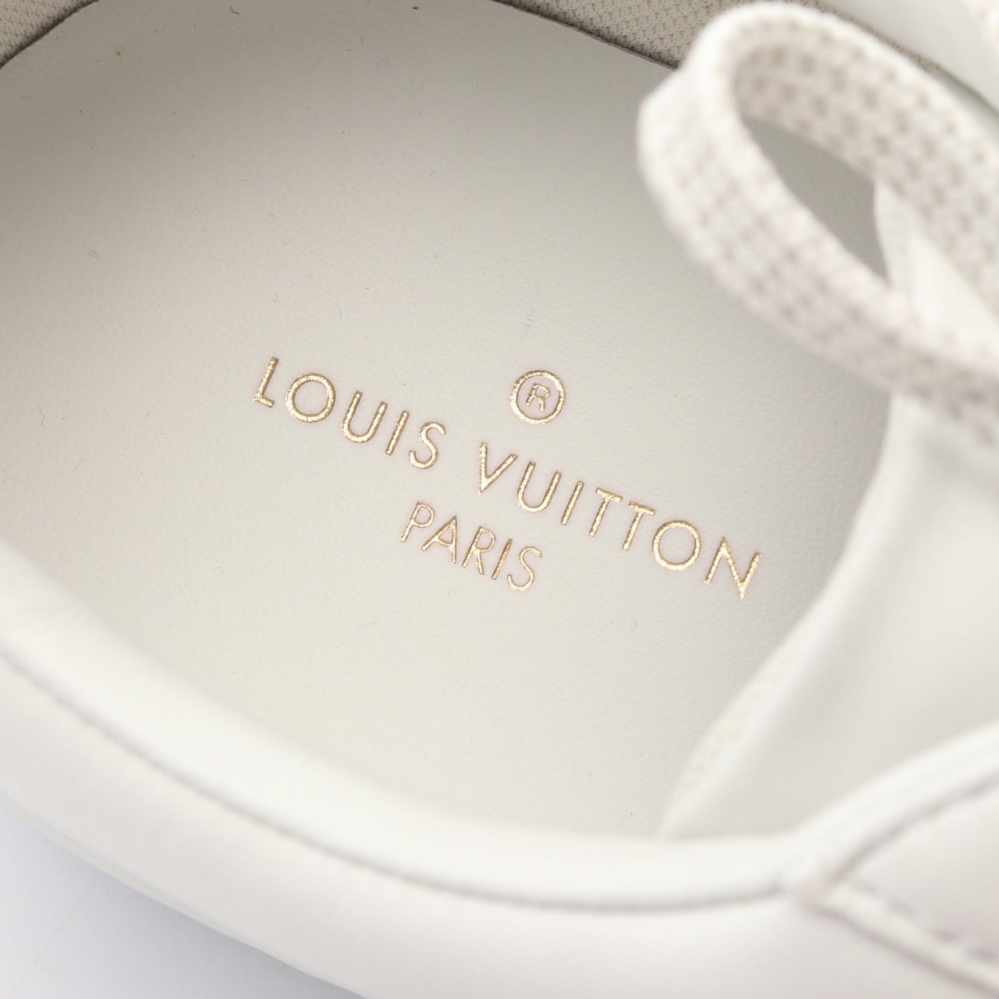 ルクセンブルグライン スニーカー レザー ホワイト レッド ブルー ルイヴィトン シューズ LOUIS VUITTON