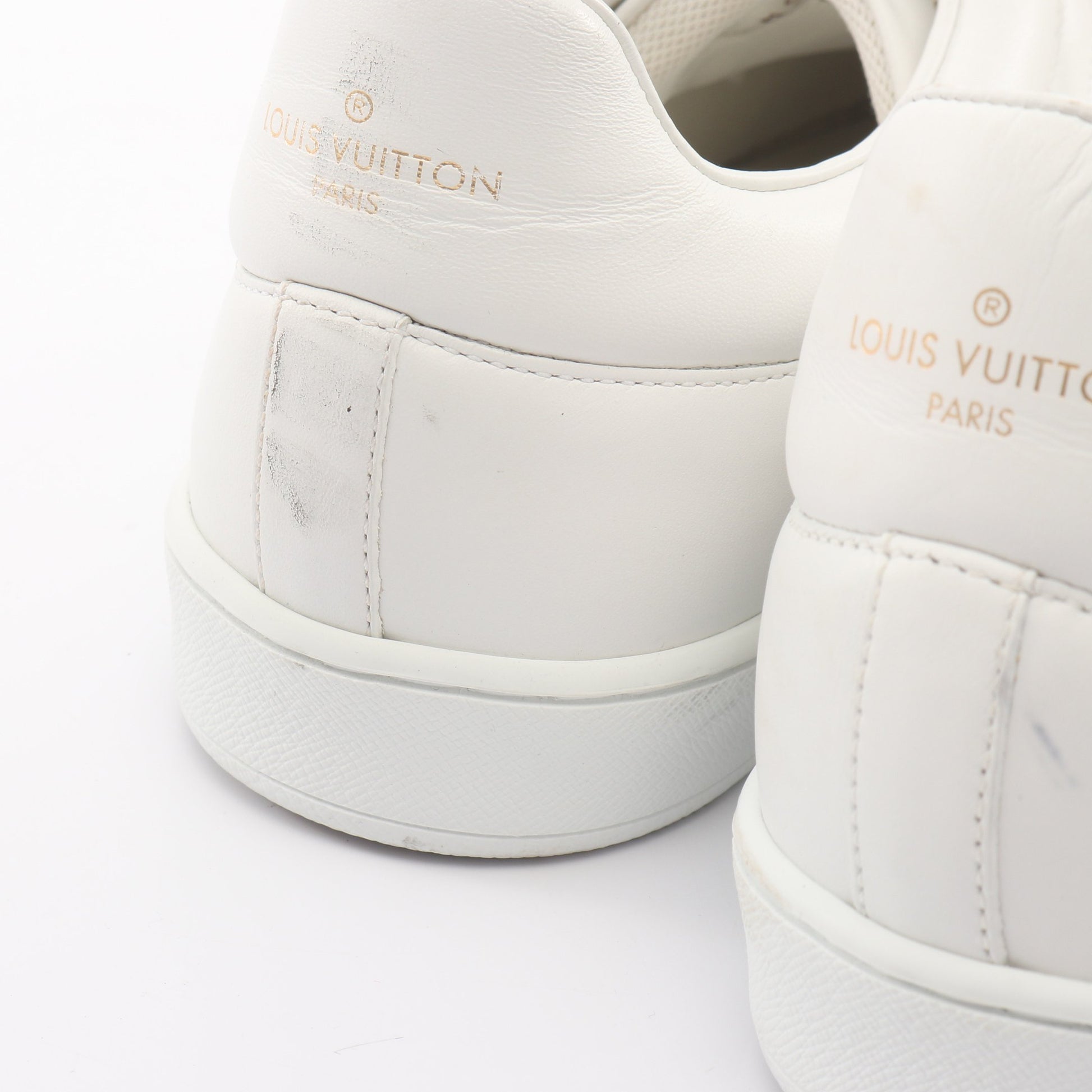 ルクセンブルグライン スニーカー レザー ホワイト レッド ブルー ルイヴィトン シューズ LOUIS VUITTON