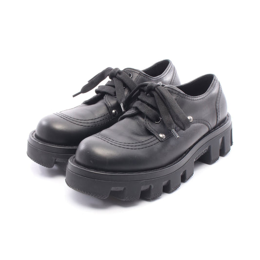 LVチェッカーライン カジュアルシューズ レザー ブラック ルイヴィトン