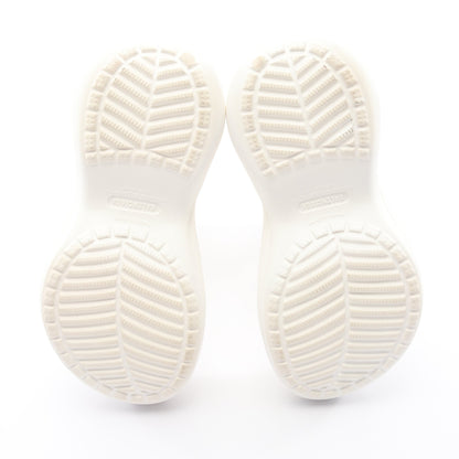 BALENCIAGA × crocs レインシューズ ラバー ホワイト バレンシアガ シューズ BALENCIAGA