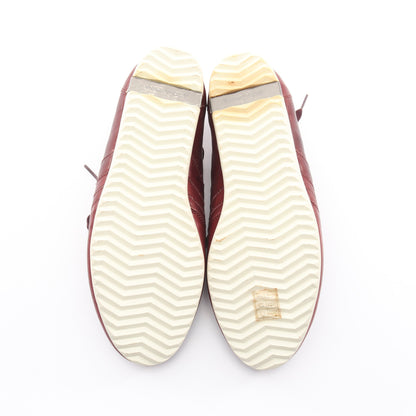 スニーカー レザー ボルドー ドルチェアンドガッバーナ シューズ DOLCE&GABBANA