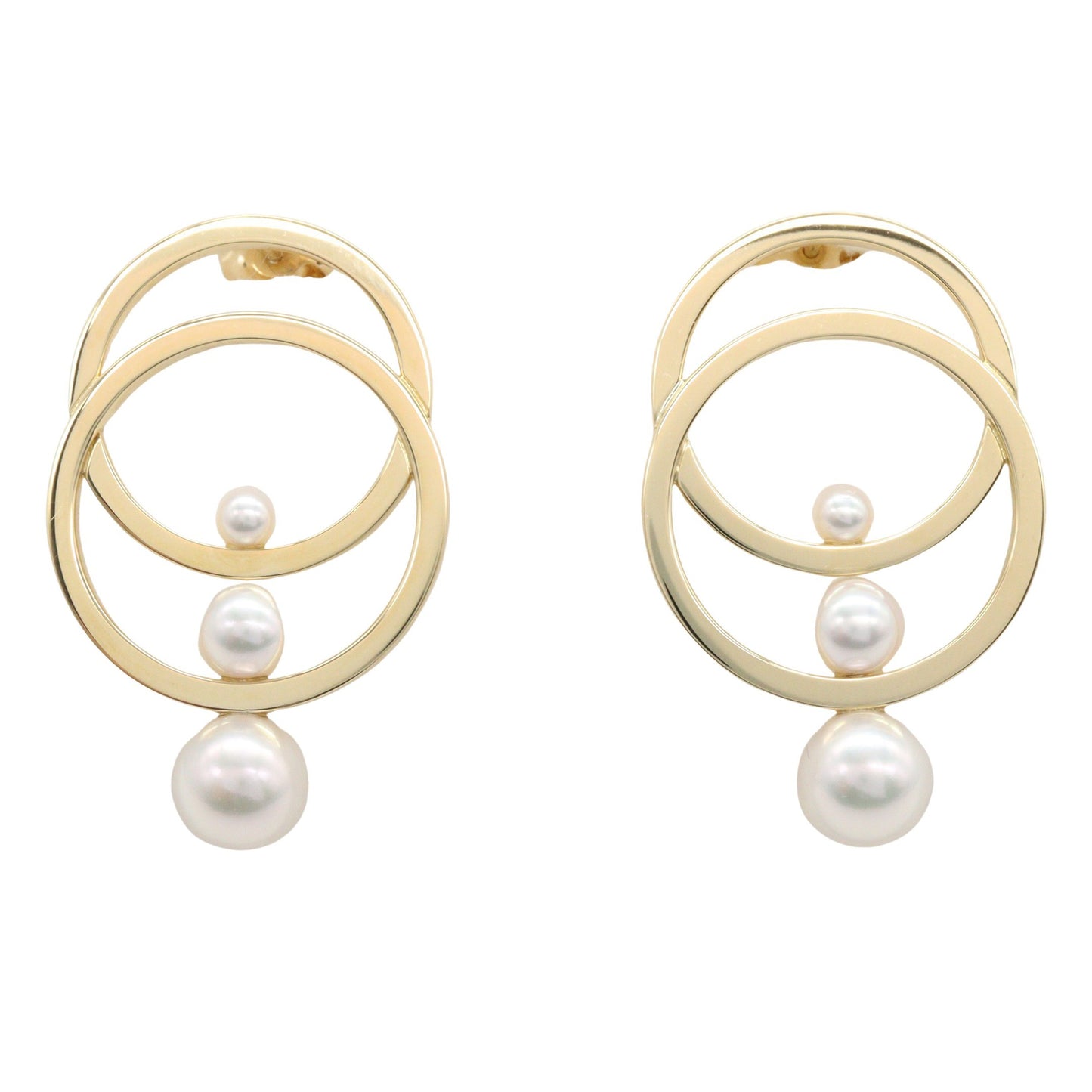 コズミック パール ピアス ピアス K18YG パール イエローゴールド ホワイト タサキ アクセサリー TASAKI