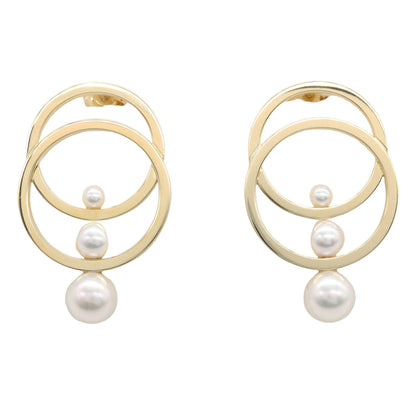 コズミック パール ピアス ピアス K18YG パール イエローゴールド ホワイト タサキ アクセサリー TASAKI