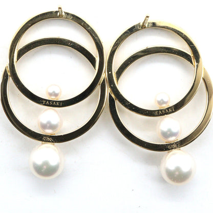 コズミック パール ピアス ピアス K18YG パール イエローゴールド ホワイト タサキ アクセサリー TASAKI