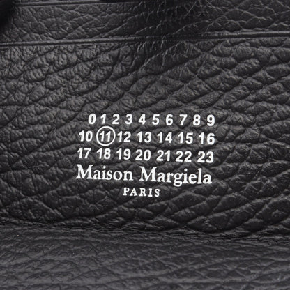 ラウンドファスナー財布 レザー ブラック メゾンマルジェラ11 財布・小物 Maison Margiela 11