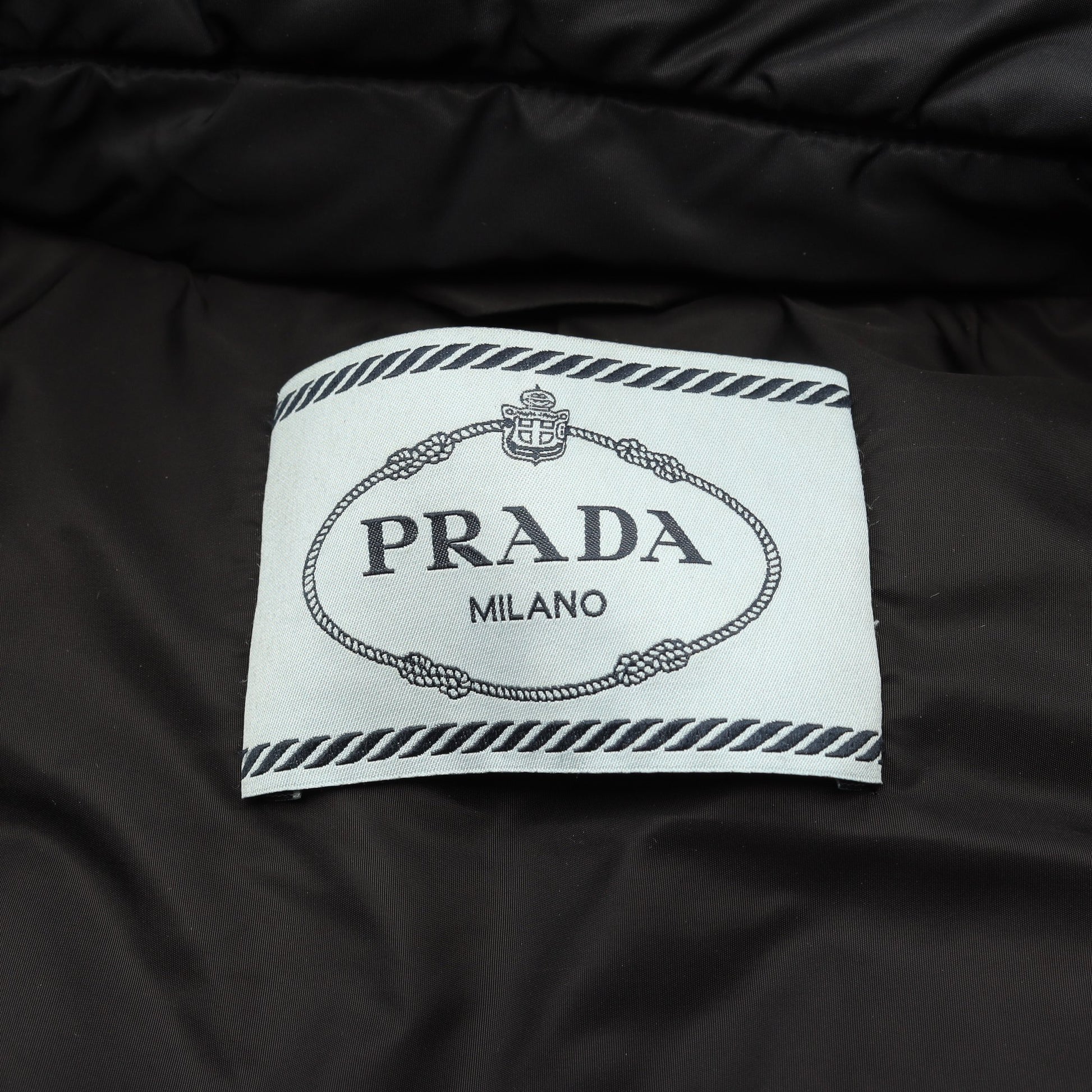 ダウンコート ナイロン ネイビー プラダ アウター PRADA