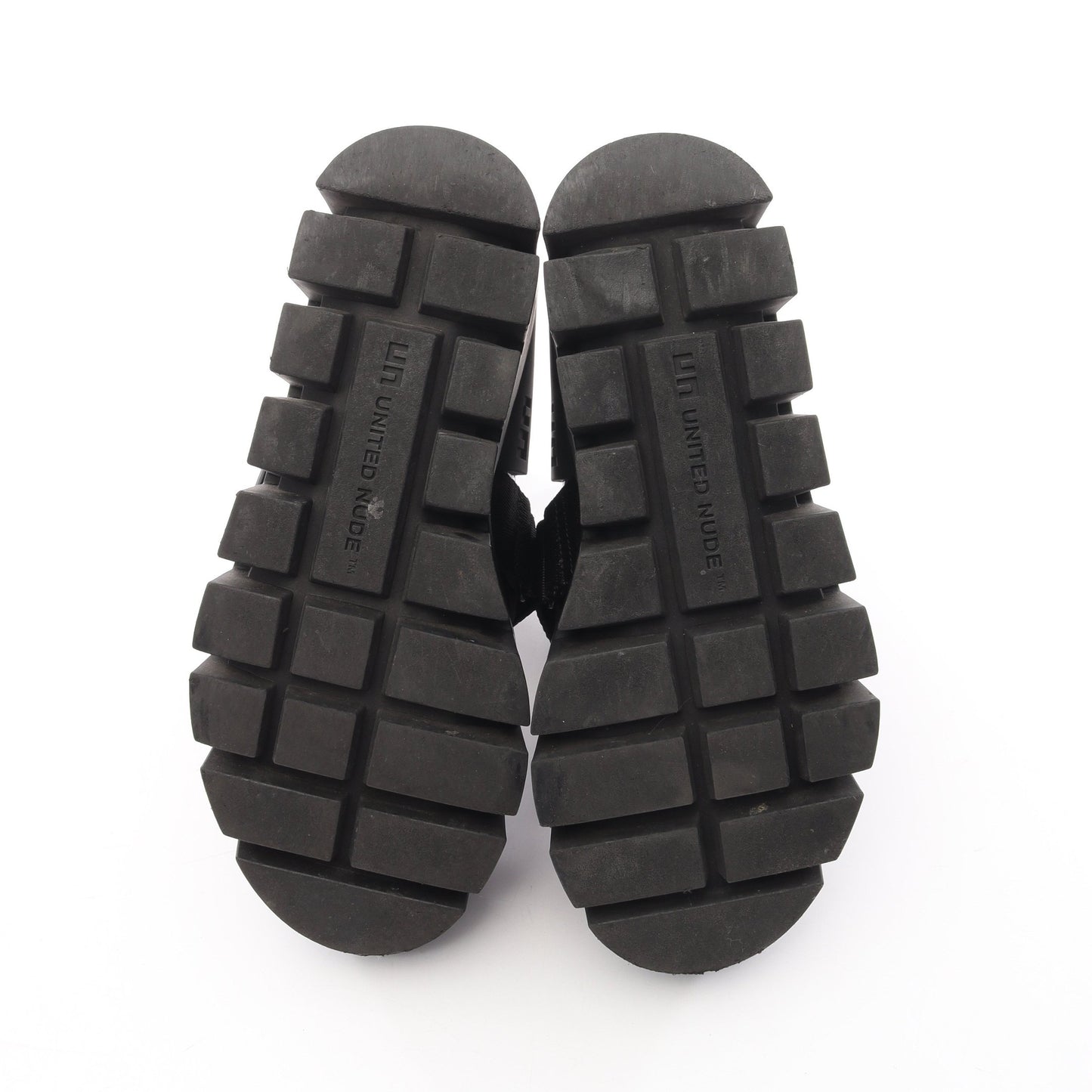 Glip Trooper Lo ローファー エナメルレザー ブラック 厚底 ユナイテッドヌード シューズ UNITED NUDE