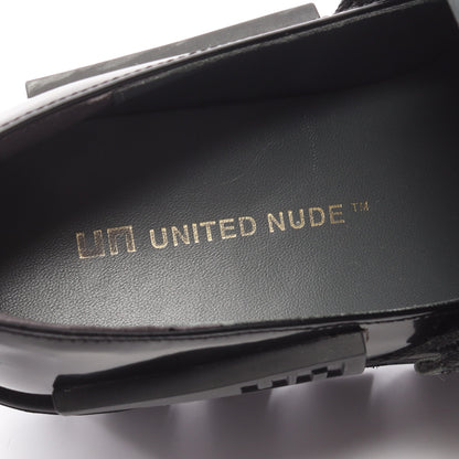 Glip Trooper Lo ローファー エナメルレザー ブラック 厚底 ユナイテッドヌード シューズ UNITED NUDE