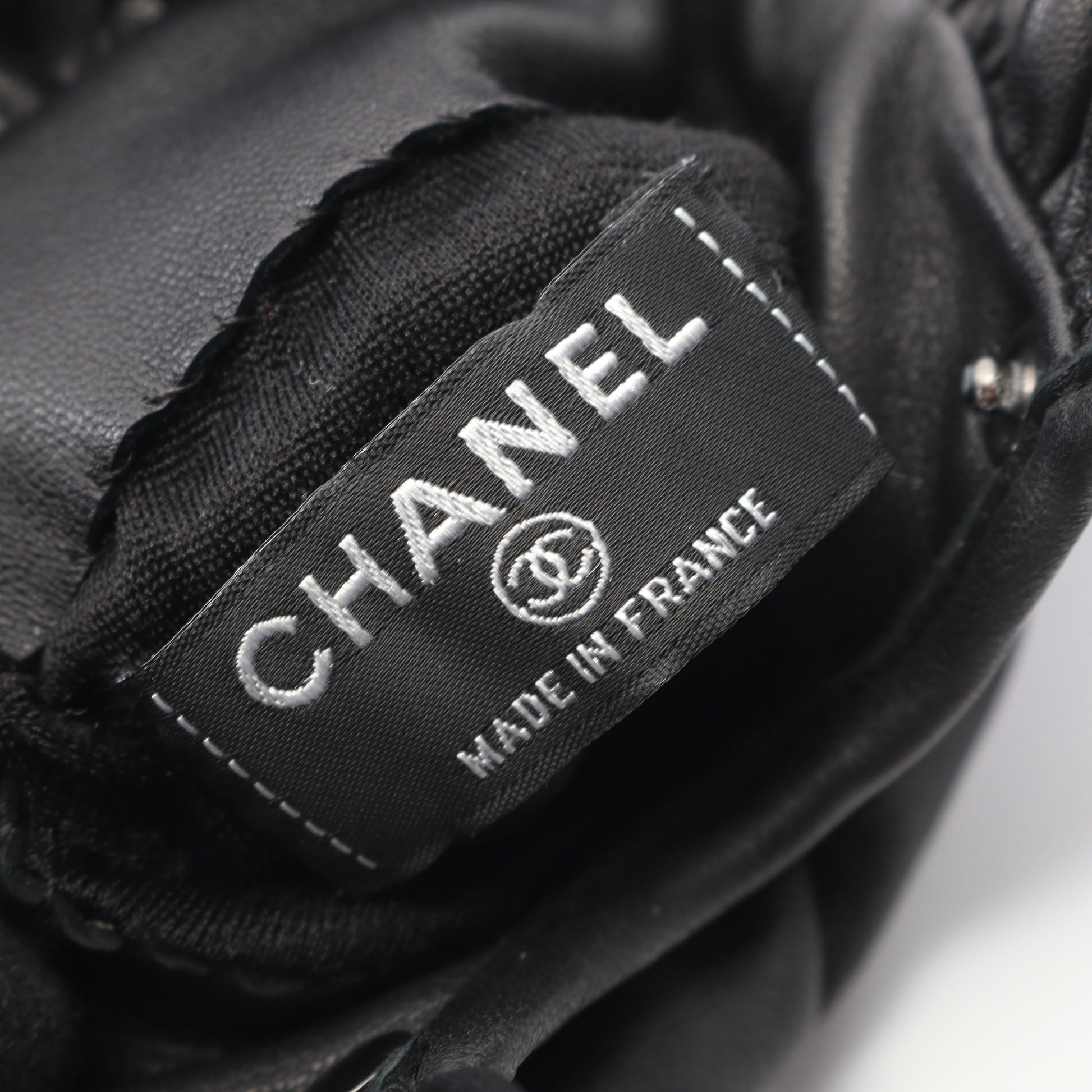 ココマーク フリル 手袋 グローブ ラムスキン ブラック シャネル 財布・小物 CHANEL