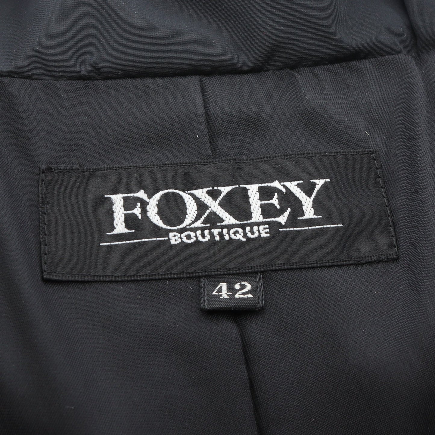 コート ブラック 中綿 フォクシー アウター FOXEY