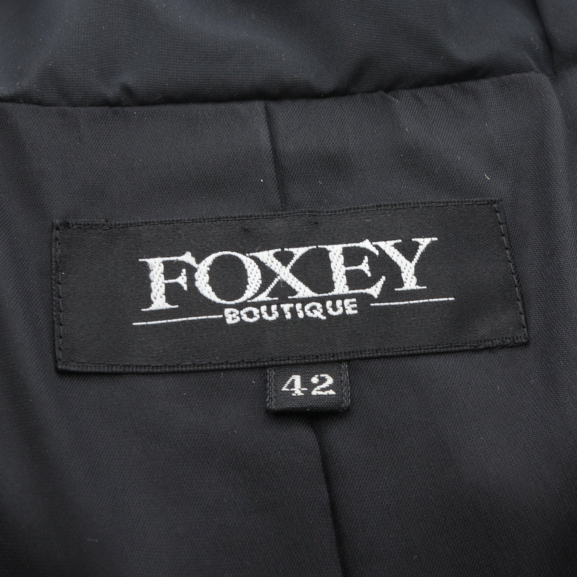 コート ブラック 中綿 フォクシー アウター FOXEY