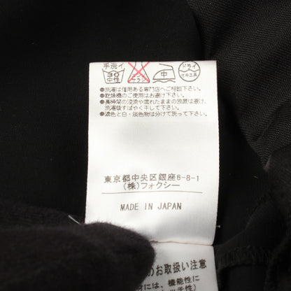 リボン ワンピース ノースリーブ ブラック フォクシーニューヨーク ワンピース FOXEY NEW YORK