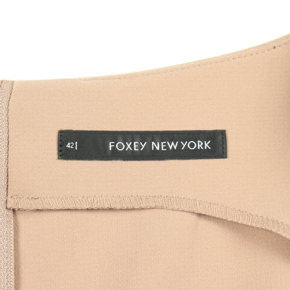 スクエアネック ワンピース ベージュ フォクシーニューヨーク ワンピース FOXEY NEW YORK