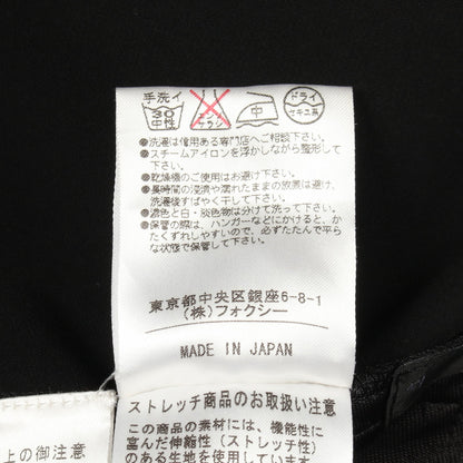 ワンピース ブラック 袖シフォン切替 フォクシーニューヨーク ワンピース FOXEY NEW YORK