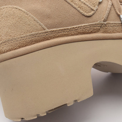 Classic New Heights Lace Up ムートンブーツ スエード ムートン ベージュ アグオーストラリア シューズ UGG australia