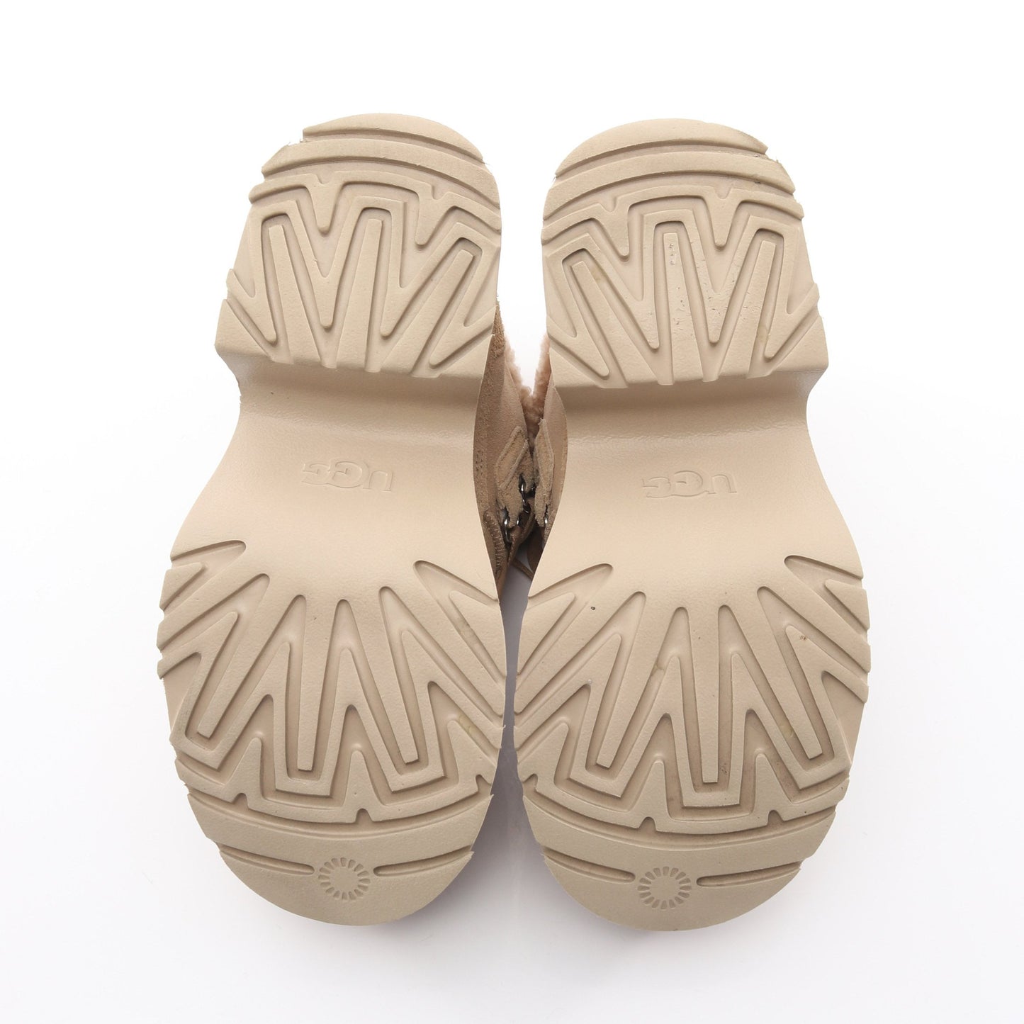 Classic New Heights Lace Up ムートンブーツ スエード ムートン ベージュ アグオーストラリア シューズ UGG australia