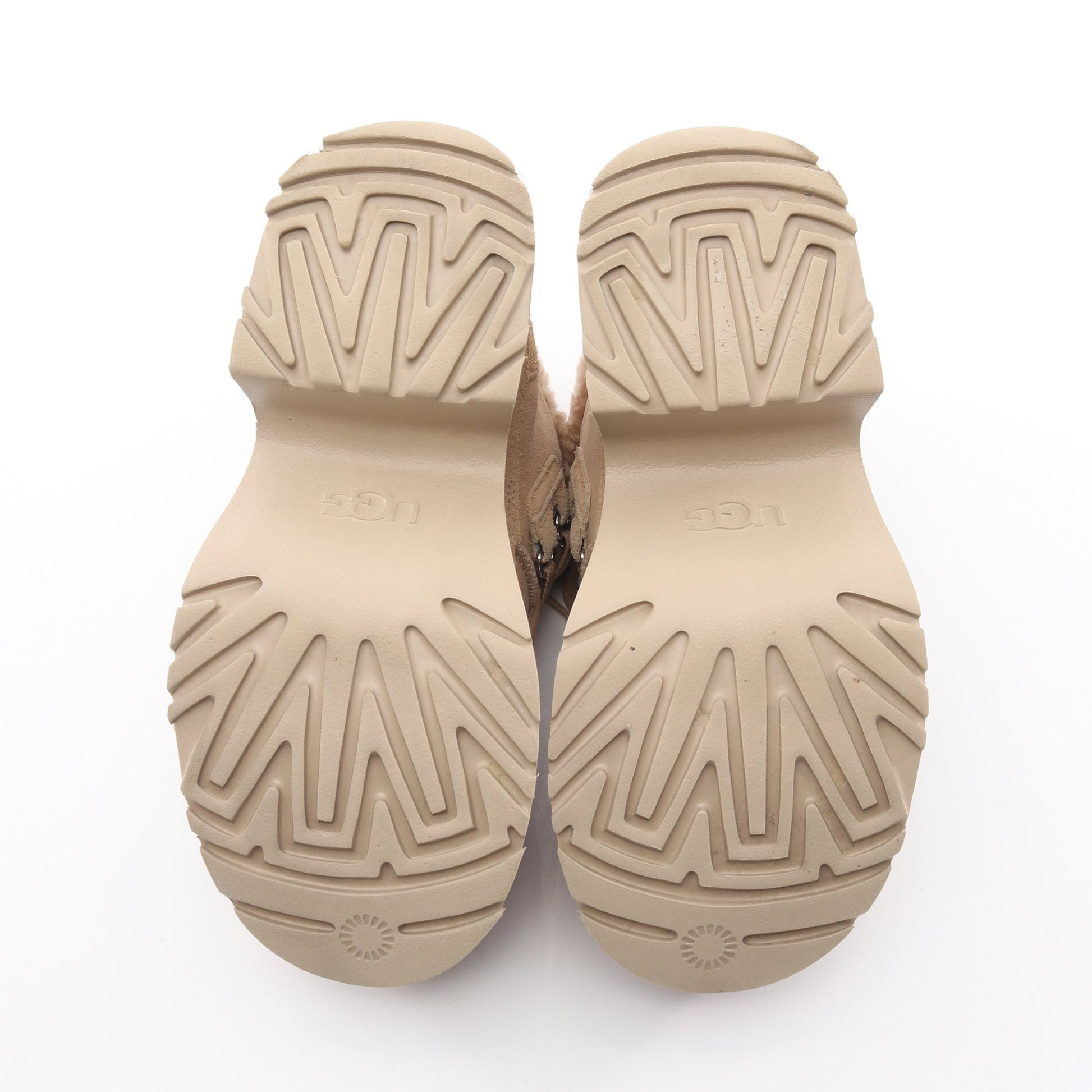 Classic New Heights Lace Up ムートンブーツ スエード ムートン ベージュ アグオーストラリア シューズ UGG australia
