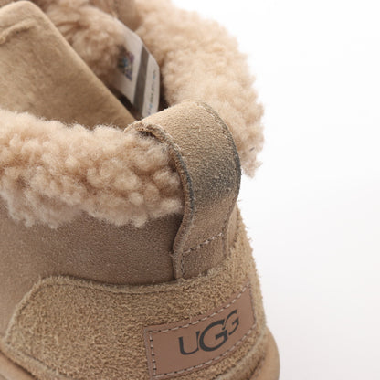 Classic New Heights Lace Up ムートンブーツ スエード ムートン ベージュ アグオーストラリア シューズ UGG australia