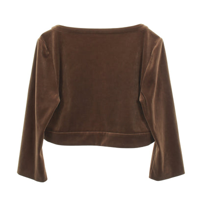 マーガレット ベロア ボレロ ブラウン デイジーベロア トップス DAISY VELOUR