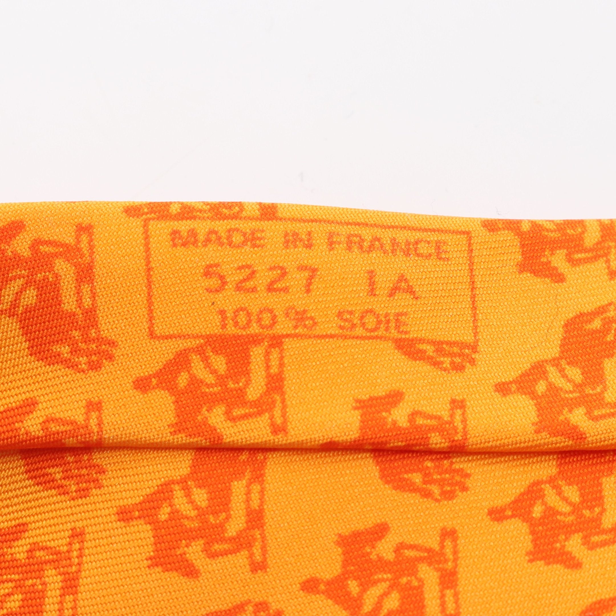 ネクタイ 馬柄 シルク オレンジ エルメス – RECLO