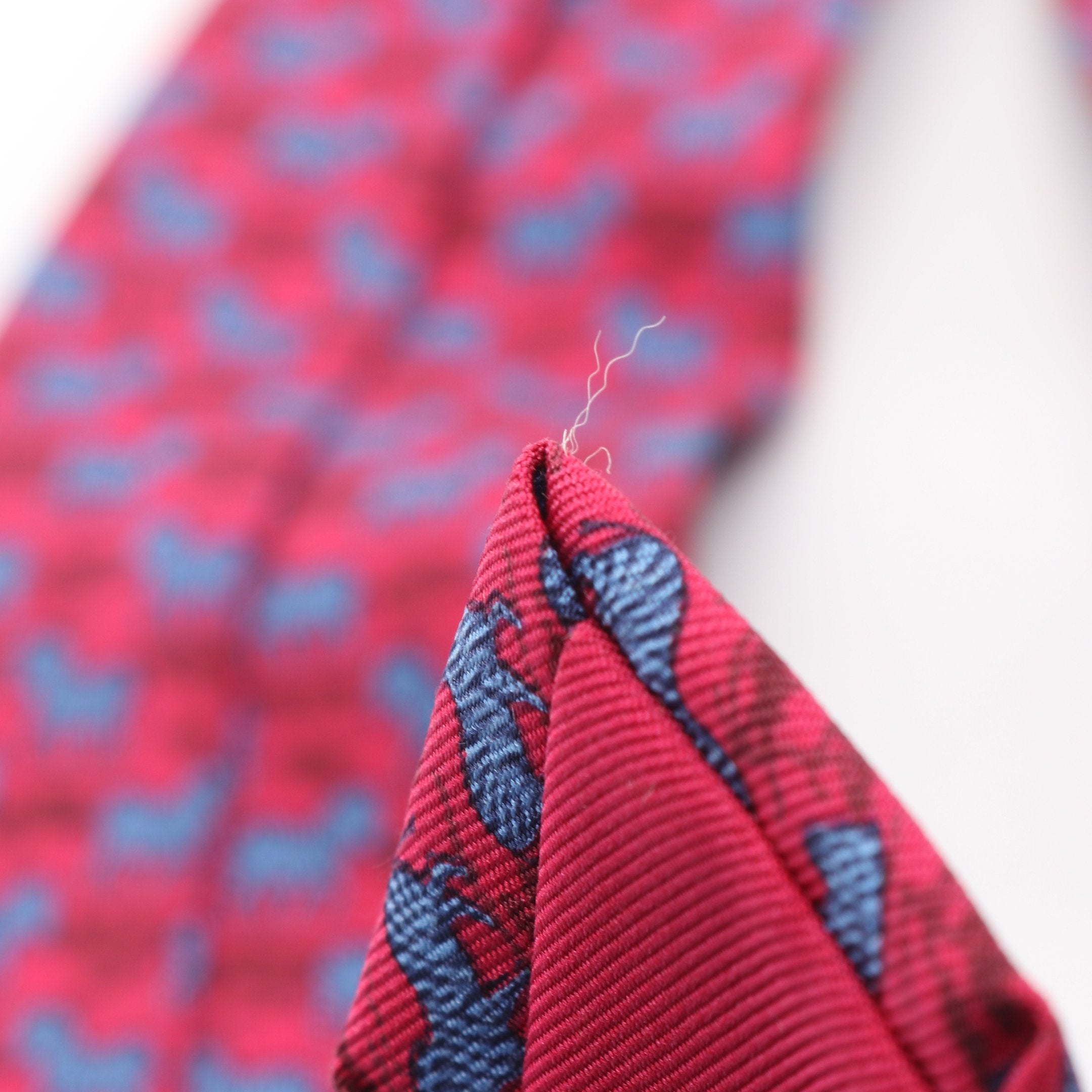 ネクタイ シマウマ柄 シルク ピンクパープル ブルー エルメス – RECLO