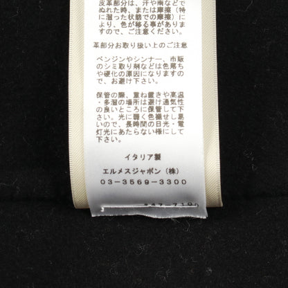セリエボタン チェスターコート カシミヤ ネイビー ブラック エルメス アウター HERMES